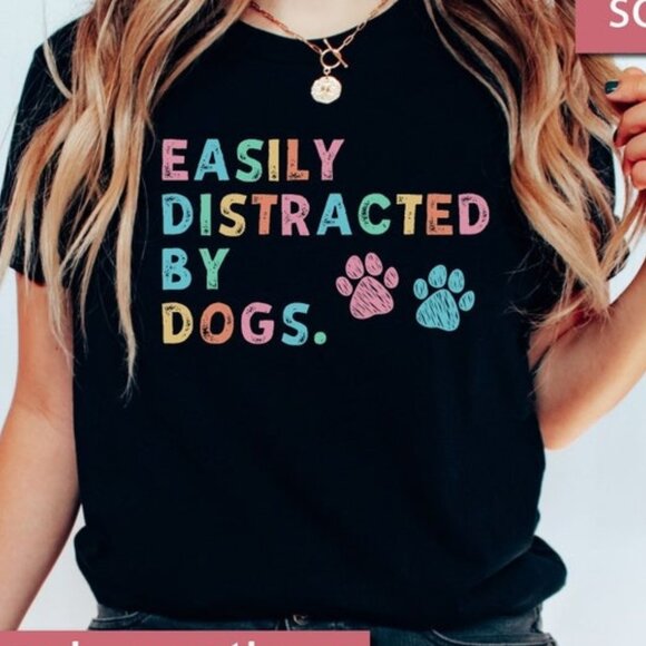 Tops - Mom Of Dogs Tee, Dog Mom Gift, Pet Lover Tshirt